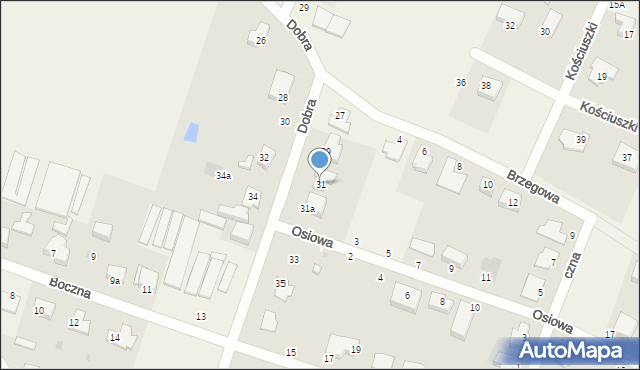 Ksawerów, Dobra, 31, mapa Ksawerów