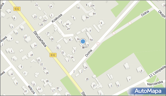 Legionowo, Dolna, 3B, mapa Legionowo