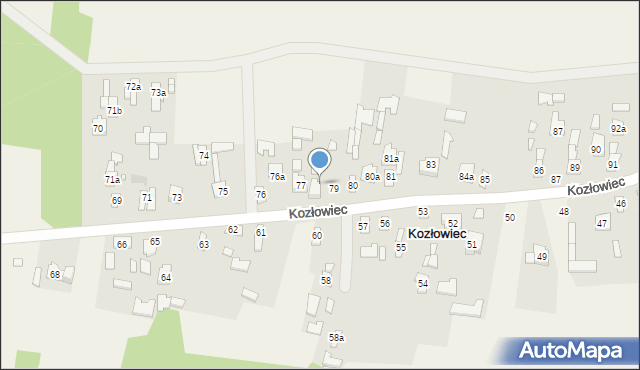 Lipno, Dolna, 78, mapa Lipno