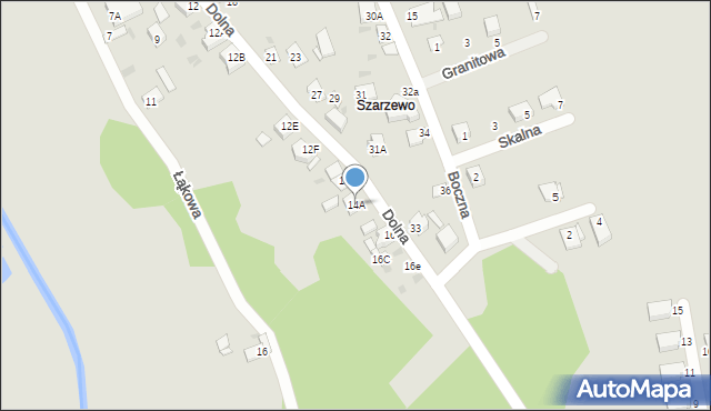 Lipno, Dolna, 14A, mapa Lipno
