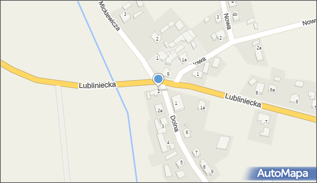 Lisowice, Dolna, 2, mapa Lisowice
