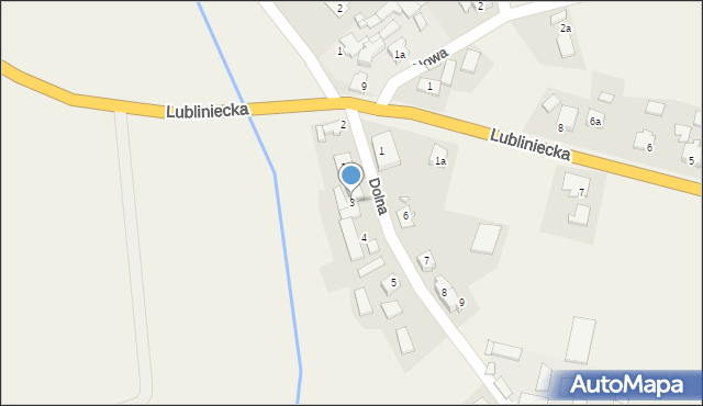 Lisowice, Dolna, 3, mapa Lisowice