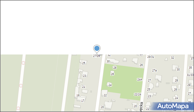 Łódź, Doły, 27/29, mapa Łodzi