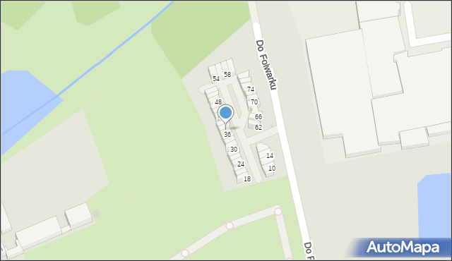 Łódź, Do Folwarku, 38, mapa Łodzi