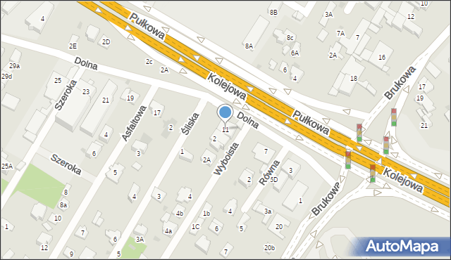 Łomianki, Dolna, 11, mapa Łomianki