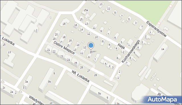 Lubań, Dobre Miejsce, 10, mapa Lubań