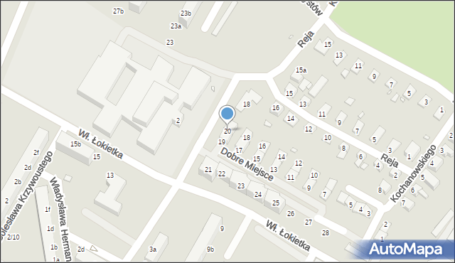 Lubań, Dobre Miejsce, 20, mapa Lubań
