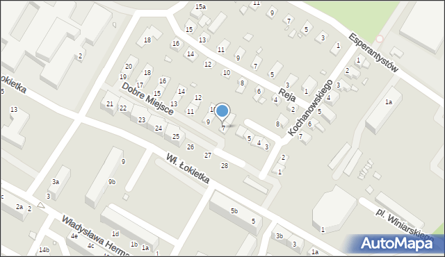 Lubań, Dobre Miejsce, 7, mapa Lubań