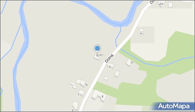 Lubań, Dolna, 7c, mapa Lubań
