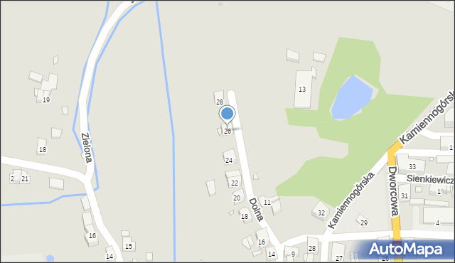 Lubawka, Dolna, 26, mapa Lubawka
