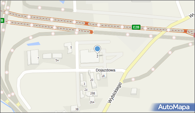 Lublewo Gdańskie, Dojazdowa, 2, mapa Lublewo Gdańskie