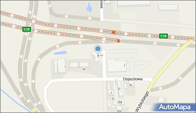 Lublewo Gdańskie, Dojazdowa, 5, mapa Lublewo Gdańskie