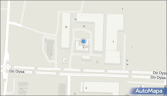 Lublin, Do Dysa, 5, mapa Lublina