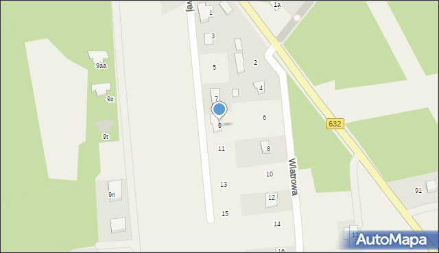 Ludwinowo Dębskie, Doliny Sosnowej, 9, mapa Ludwinowo Dębskie