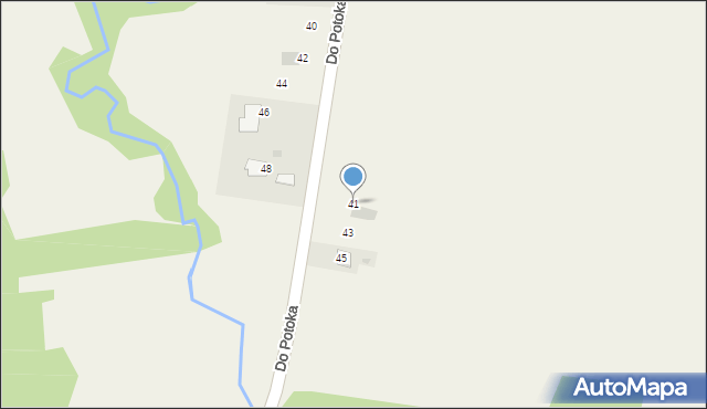 Ludźmierz, Do Potoka, 41, mapa Ludźmierz