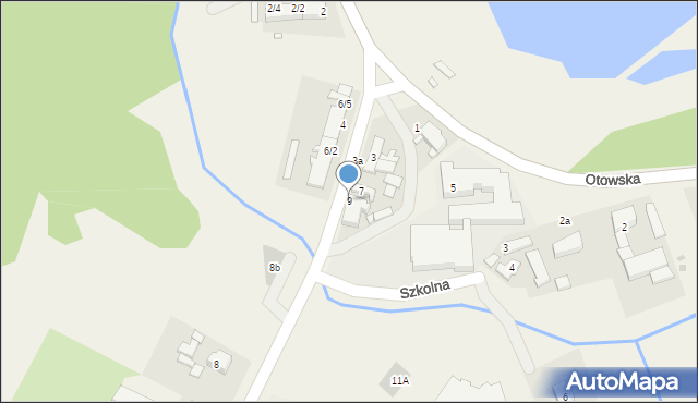 Lusówko, Dopiewska, 9, mapa Lusówko
