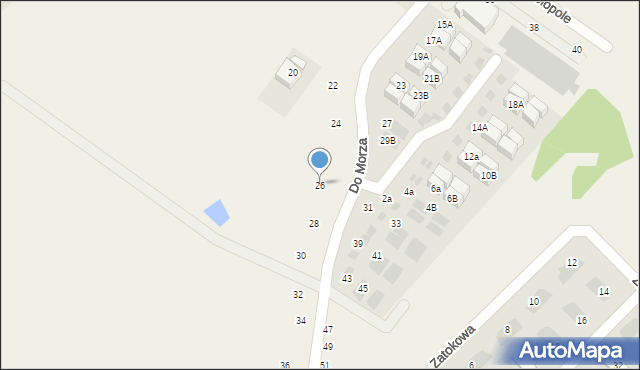 Mechelinki, Do Morza, 26, mapa Mechelinki