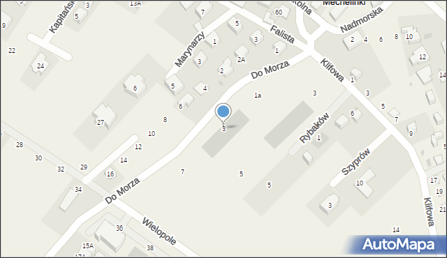 Mechelinki, Do Morza, 3, mapa Mechelinki
