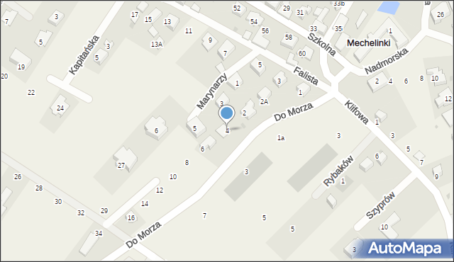 Mechelinki, Do Morza, 4, mapa Mechelinki