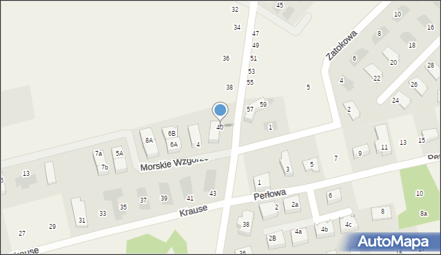 Mechelinki, Do Morza, 40, mapa Mechelinki