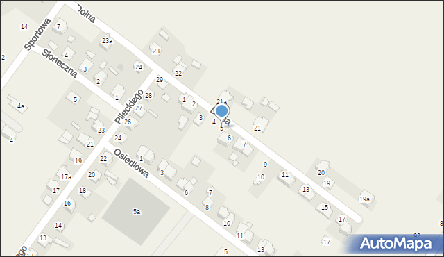 Miechów-Charsznica, Dolna, 5, mapa Miechów-Charsznica