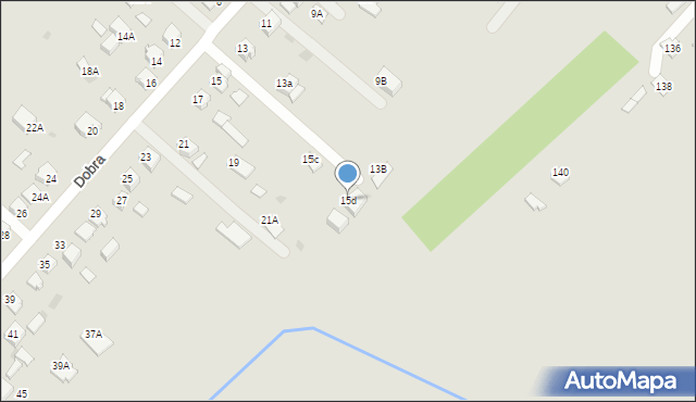 Mielec, Dobra, 15d, mapa Mielca