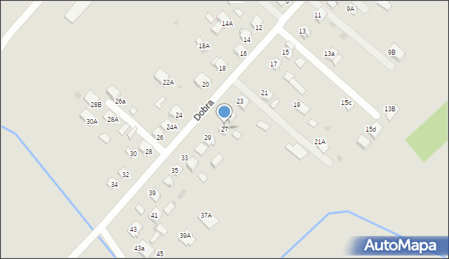 Mielec, Dobra, 27, mapa Mielca