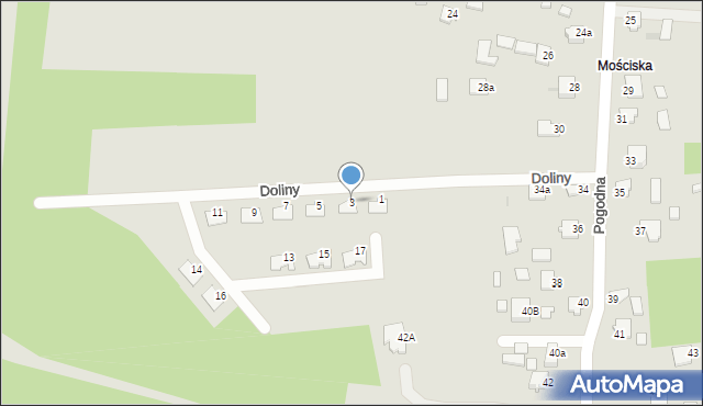 Mielec, Doliny Stanisława, por. AK, 3, mapa Mielca