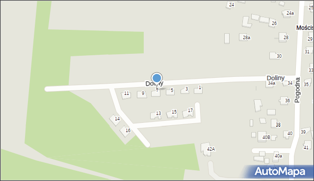 Mielec, Doliny Stanisława, por. AK, 7, mapa Mielca