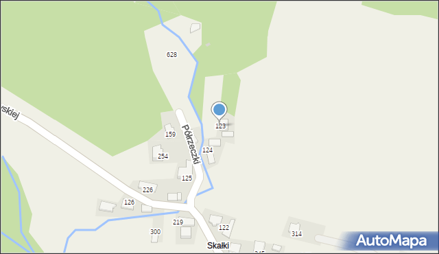 Mników, Doliny Mnikowskiej, 154, mapa Mników