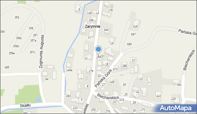 Mników, Doliny Mnikowskiej, 42, mapa Mników