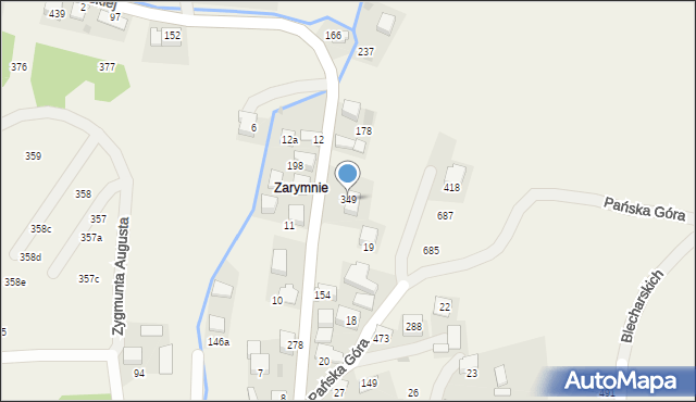 Mników, Doliny Mnikowskiej, 46, mapa Mników