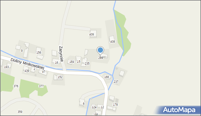 Mników, Doliny Mnikowskiej, 64, mapa Mników