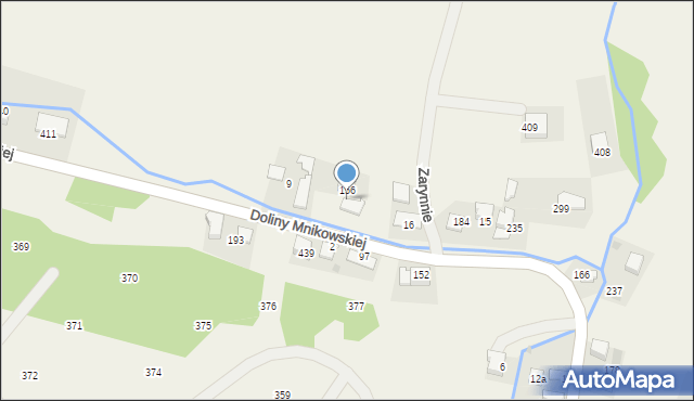 Mników, Doliny Mnikowskiej, 72, mapa Mników