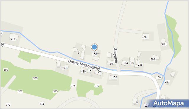 Mników, Doliny Mnikowskiej, 74, mapa Mników