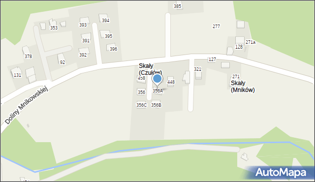 Mników, Doliny Mnikowskiej, 97, mapa Mników