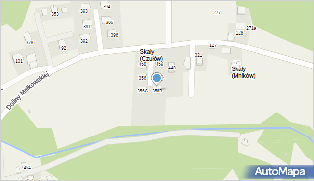 Mników, Doliny Mnikowskiej, 99, mapa Mników