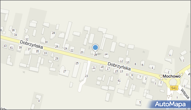 Mochowo, Dobrzyńska, 16, mapa Mochowo
