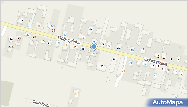 Mochowo, Dobrzyńska, 29, mapa Mochowo