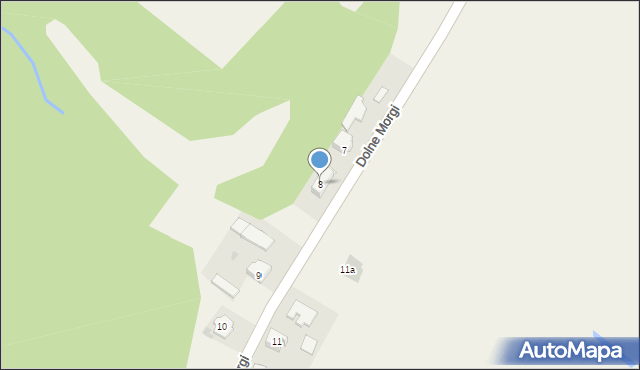 Morgi, Dolne Morgi, 8, mapa Morgi