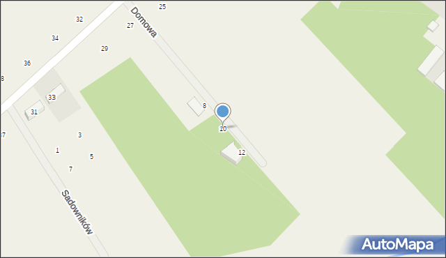 Mroków, Domowa, 10, mapa Mroków