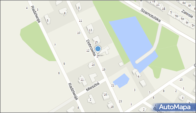 Mrowino, Dobrowita, 17, mapa Mrowino