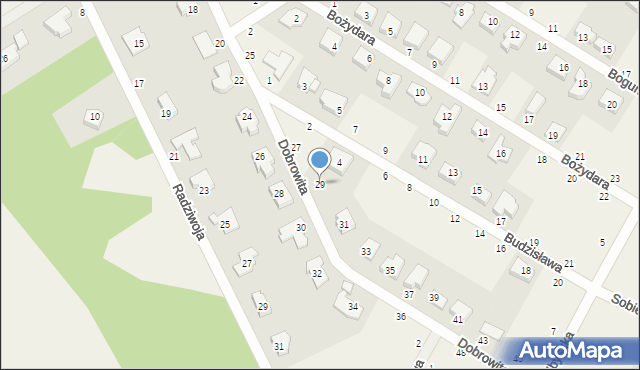 Mrowino, Dobrowita, 29, mapa Mrowino