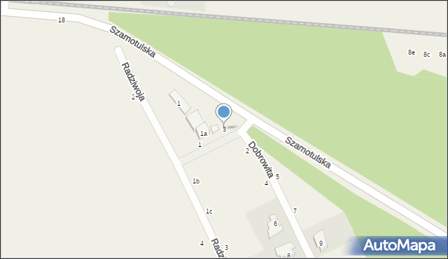 Mrowino, Dobrowita, 3, mapa Mrowino