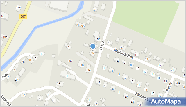 Mysłakowice, Dolna, 5, mapa Mysłakowice