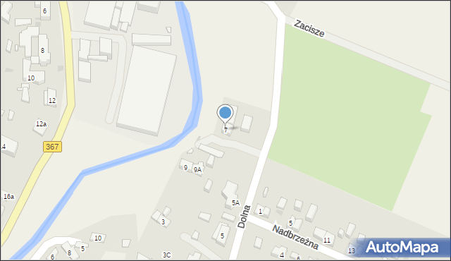 Mysłakowice, Dolna, 7, mapa Mysłakowice