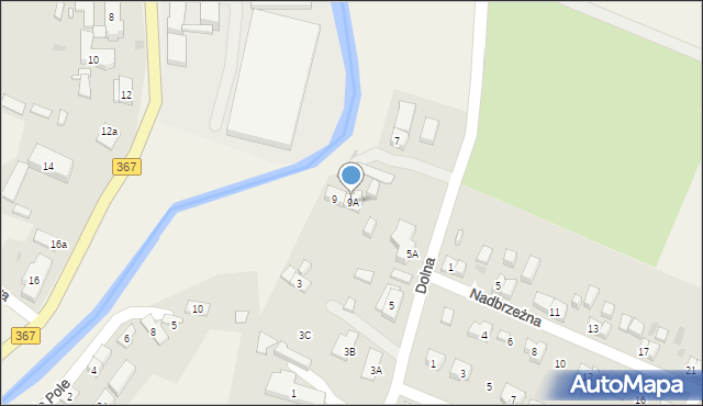 Mysłakowice, Dolna, 9A, mapa Mysłakowice