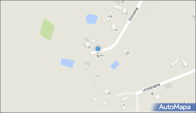 Myszków, Dorodna, 5b, mapa Myszków