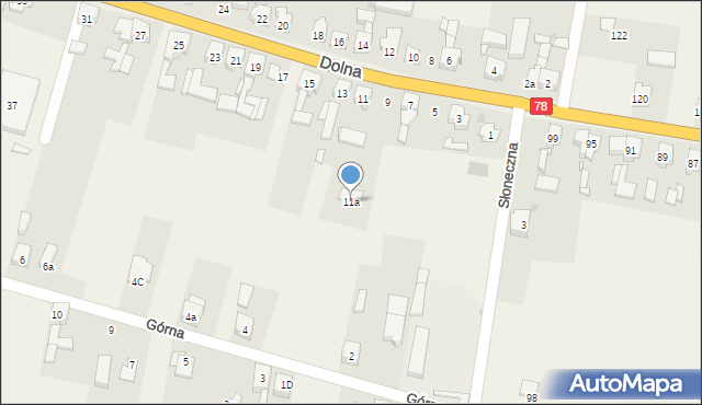 Niezdara, Dolna, 11a, mapa Niezdara