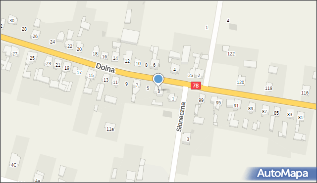 Niezdara, Dolna, 3, mapa Niezdara